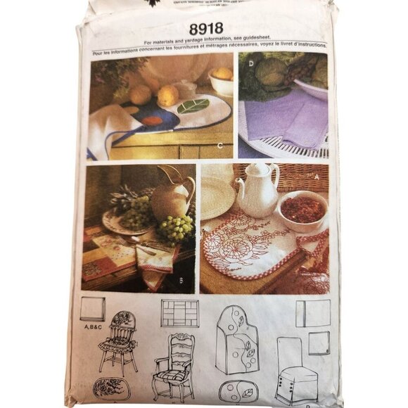 Chair Covers Sewing Pattern FF Uncut Simplicity Crafts 8918 One Size - Picture 2 of 8